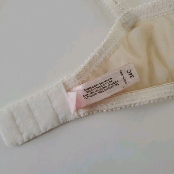 Victoria's Secret White 3 PC Vintage Bridal 34C Bra Corset Large Garter Belt Set - Picture 7 of 16